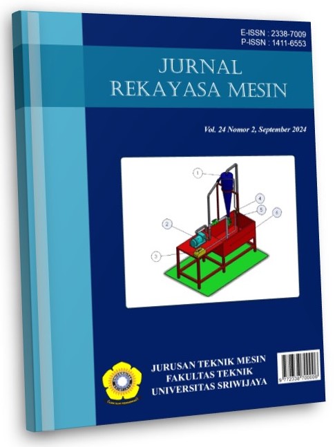 					View Vol. 24 No. 2 (2024): Jurnal Rekayasa Mesin
				