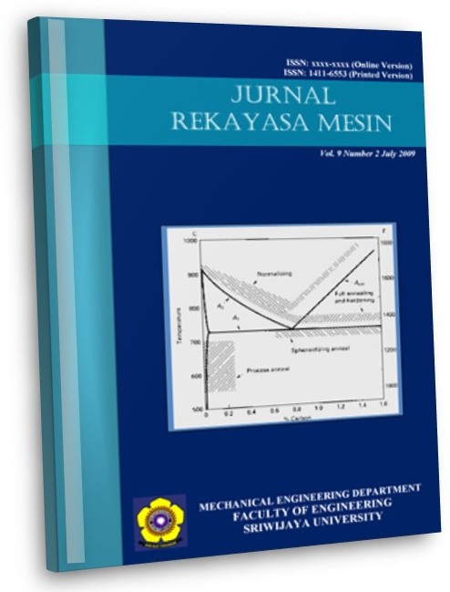 					View Vol. 9 No. 2 (2009): Jurnal Rekayasa Mesin
				